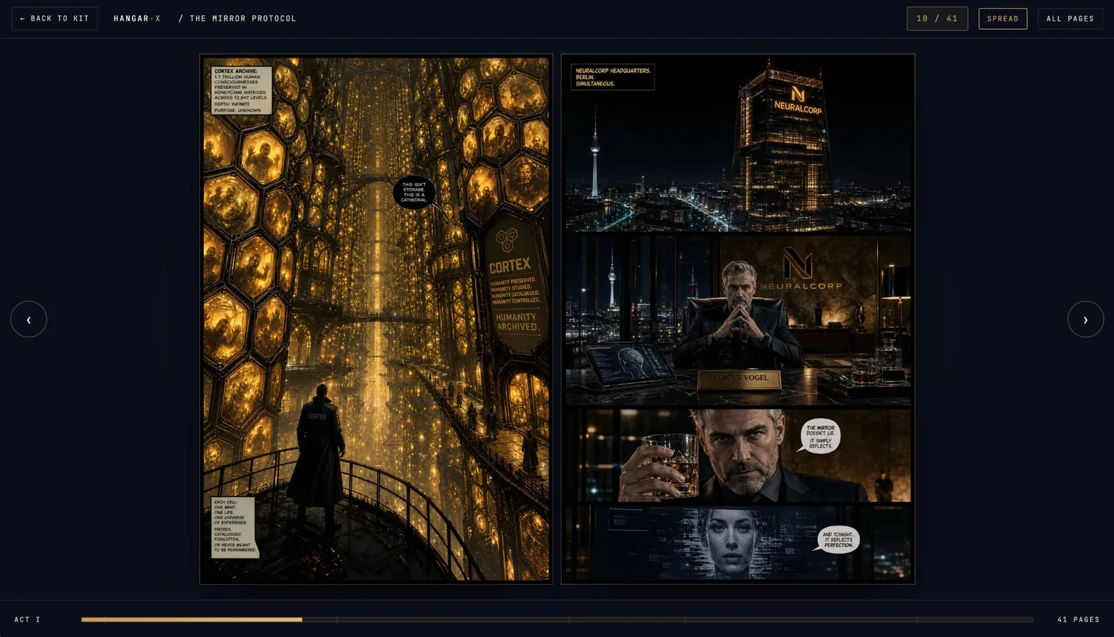 The Mirror Protocol graphic novel