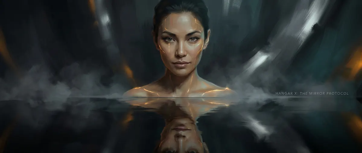 The mirror. The title image of the film.