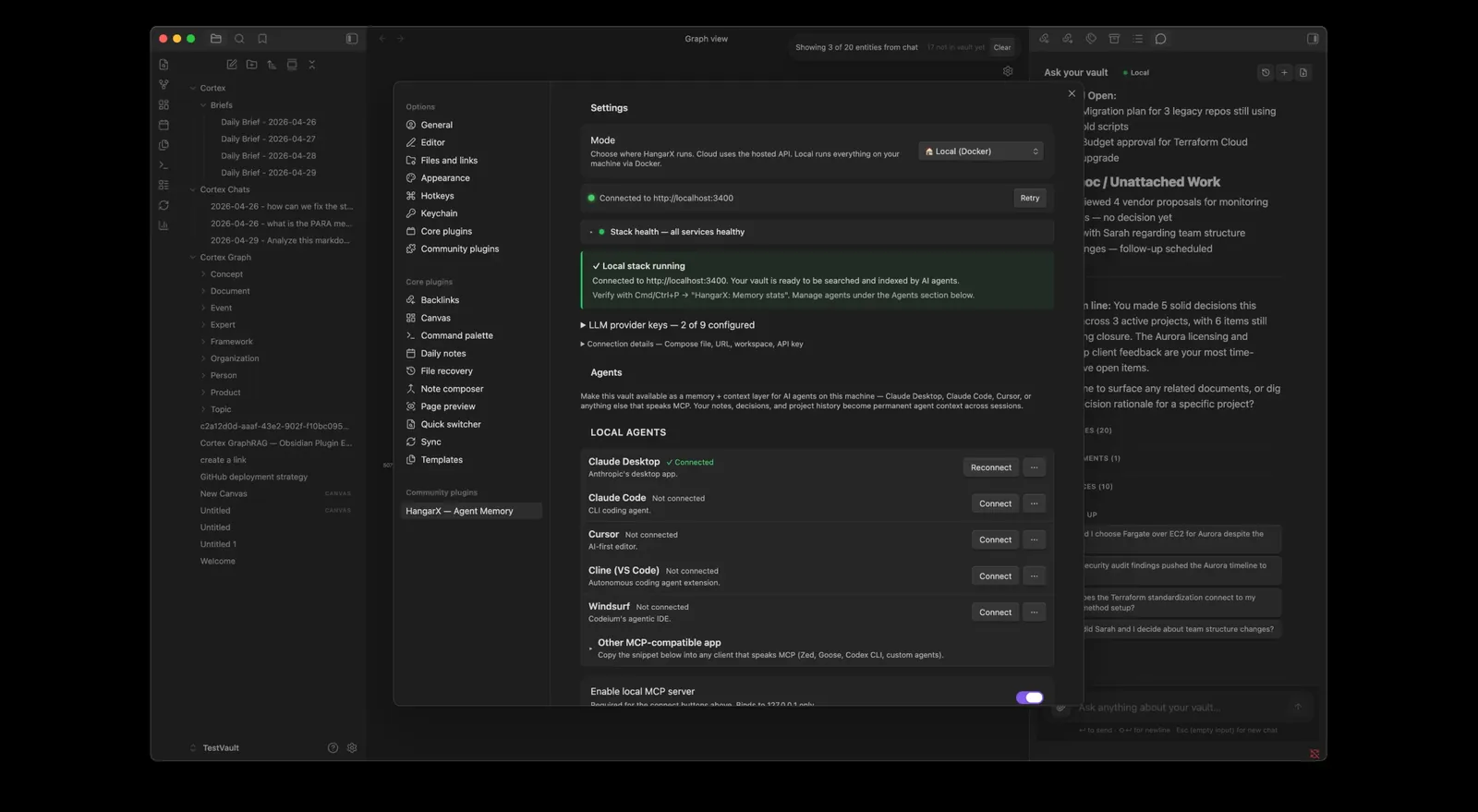 One-click MCP setup for Claude Desktop, Claude Code, Cursor, Cline and Windsurf.
